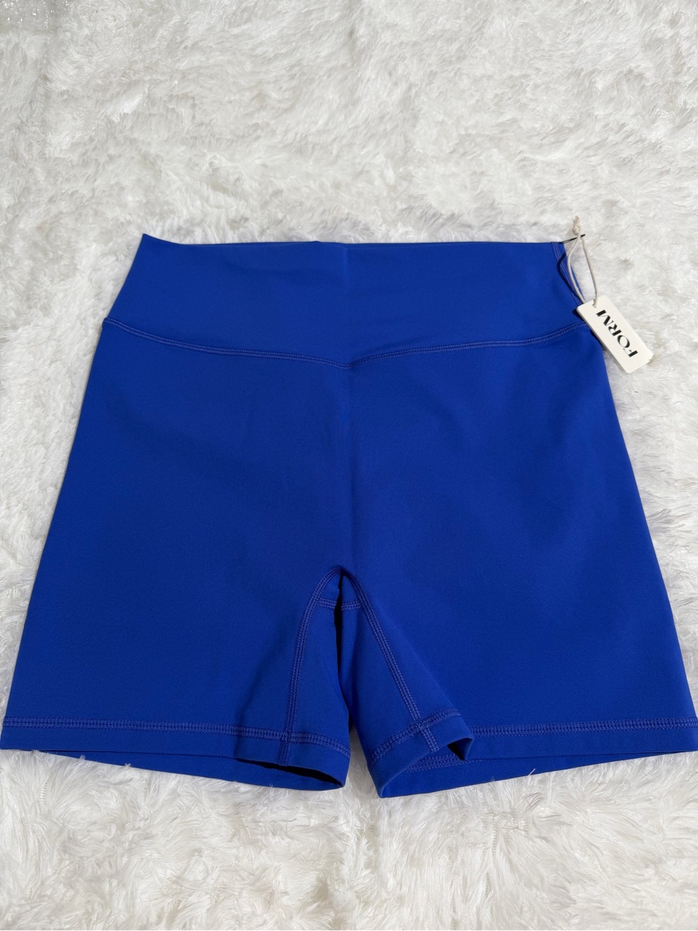 NWT Form XL Core Shorts in Cobalt Blue Workout Running Pilates yoga exercise